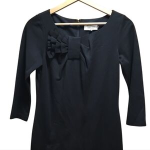 Sz 8 Black Teri Jon Sport Sheath Dress City Chic